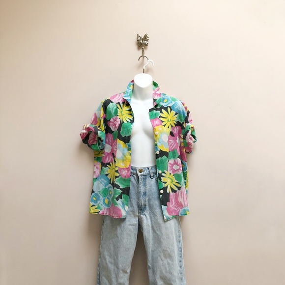 VINTAGE MIXIT HAWAIIAN SHIRT - Picture 4 of 8